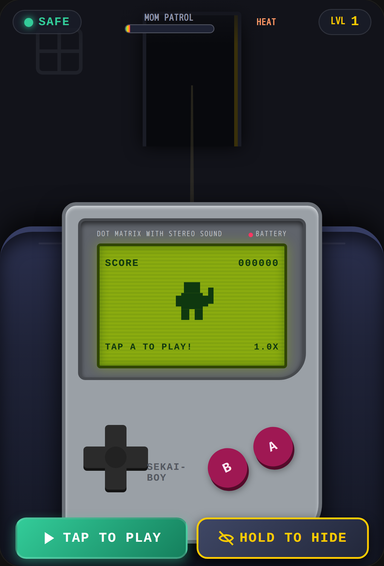 Bedtime Sneak: GameBoy Clicker cover