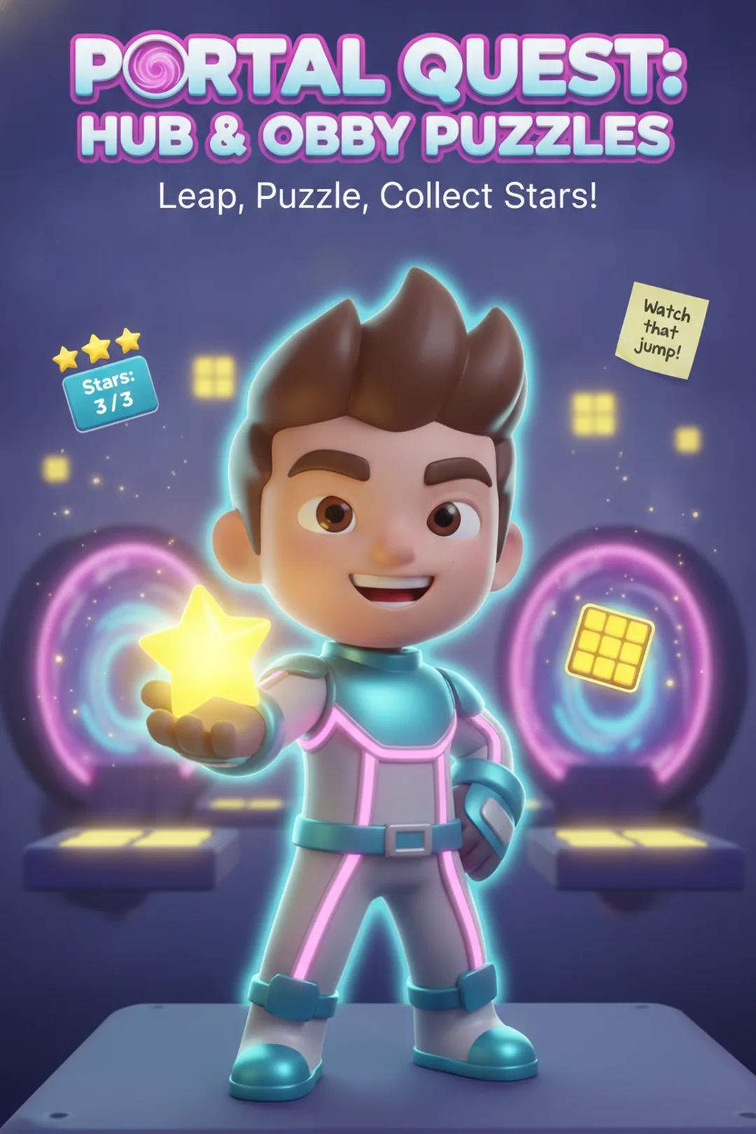 Portal Quest: Hub & Obby Puzzles cover