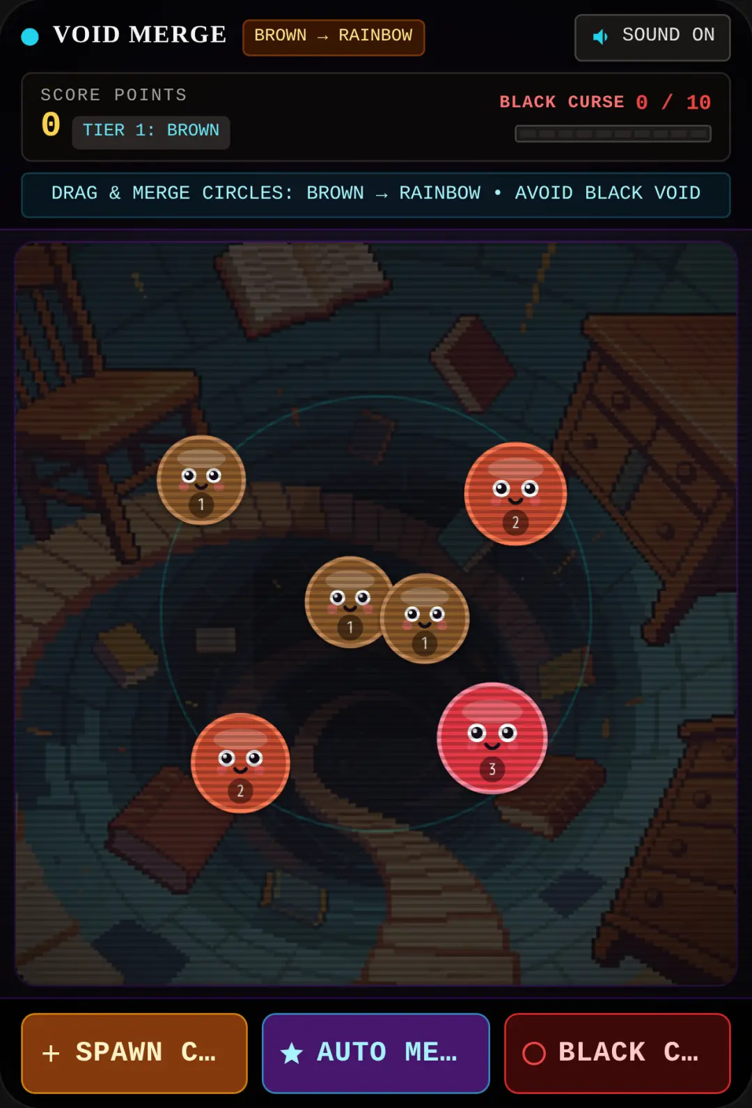 Void Merge: Brown to Rainbow cover