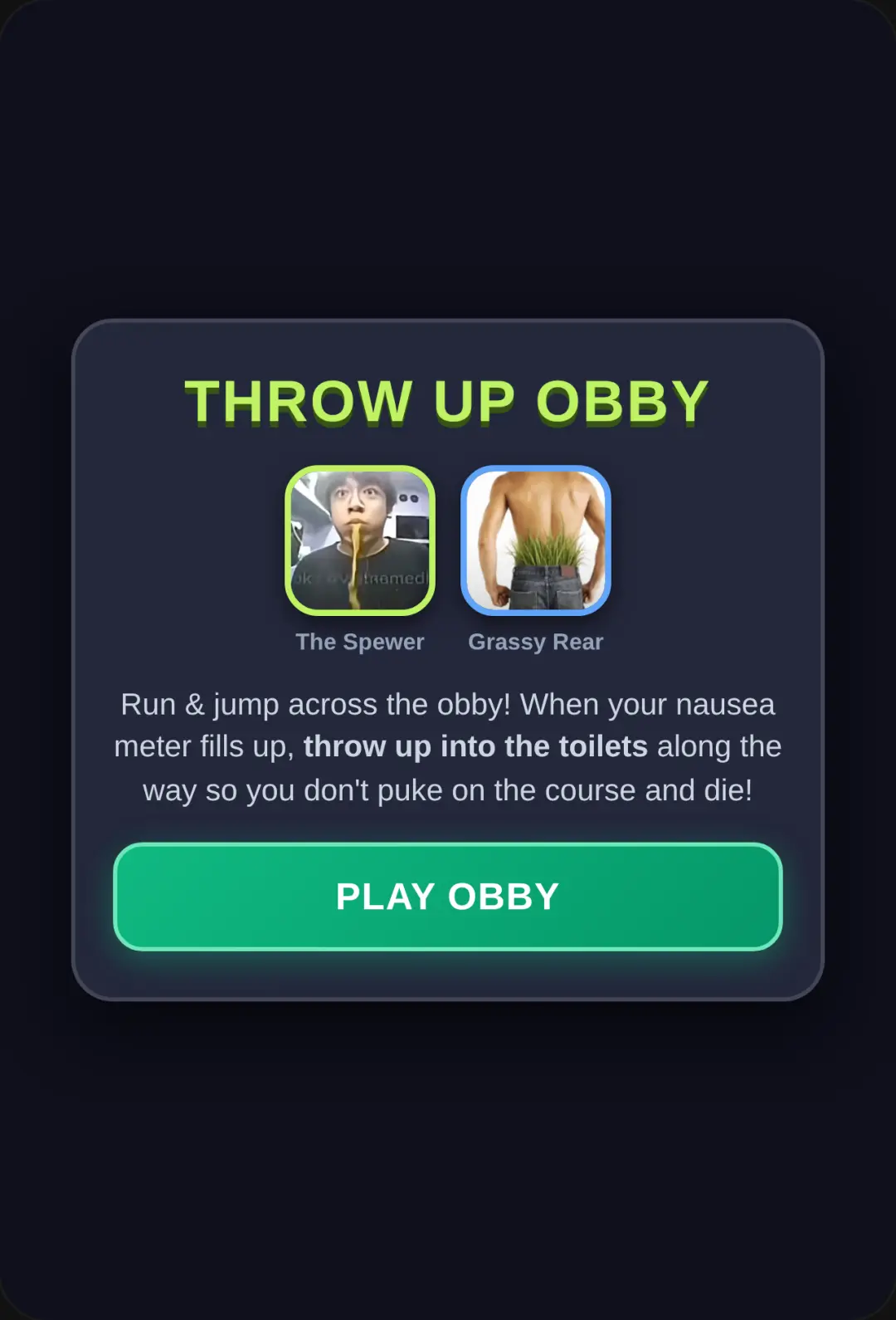 Throw Up Obby cover