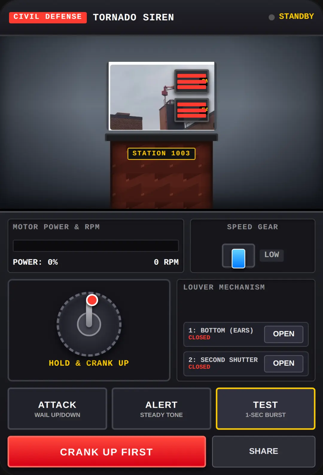 Tornado Warning Siren Simulator cover