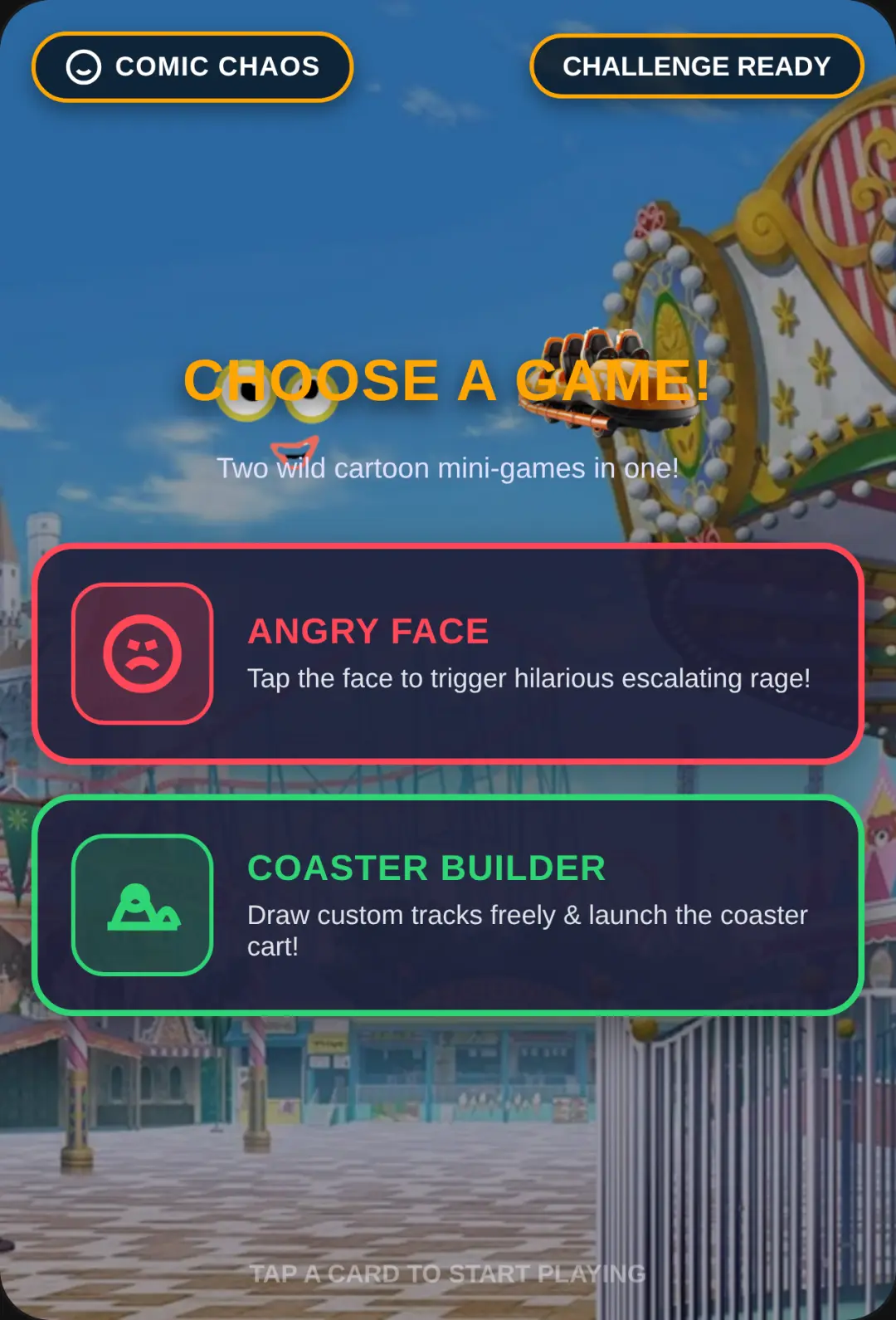 Comic Chaos: Face Tapper & Coaster Builder cover