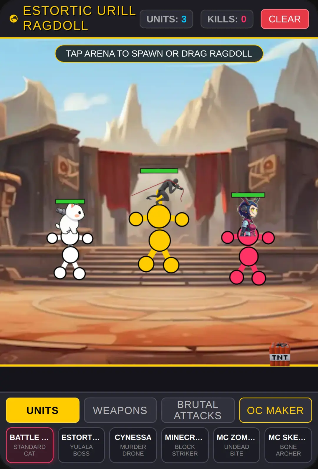 Battle Cats Ragdoll Arena cover