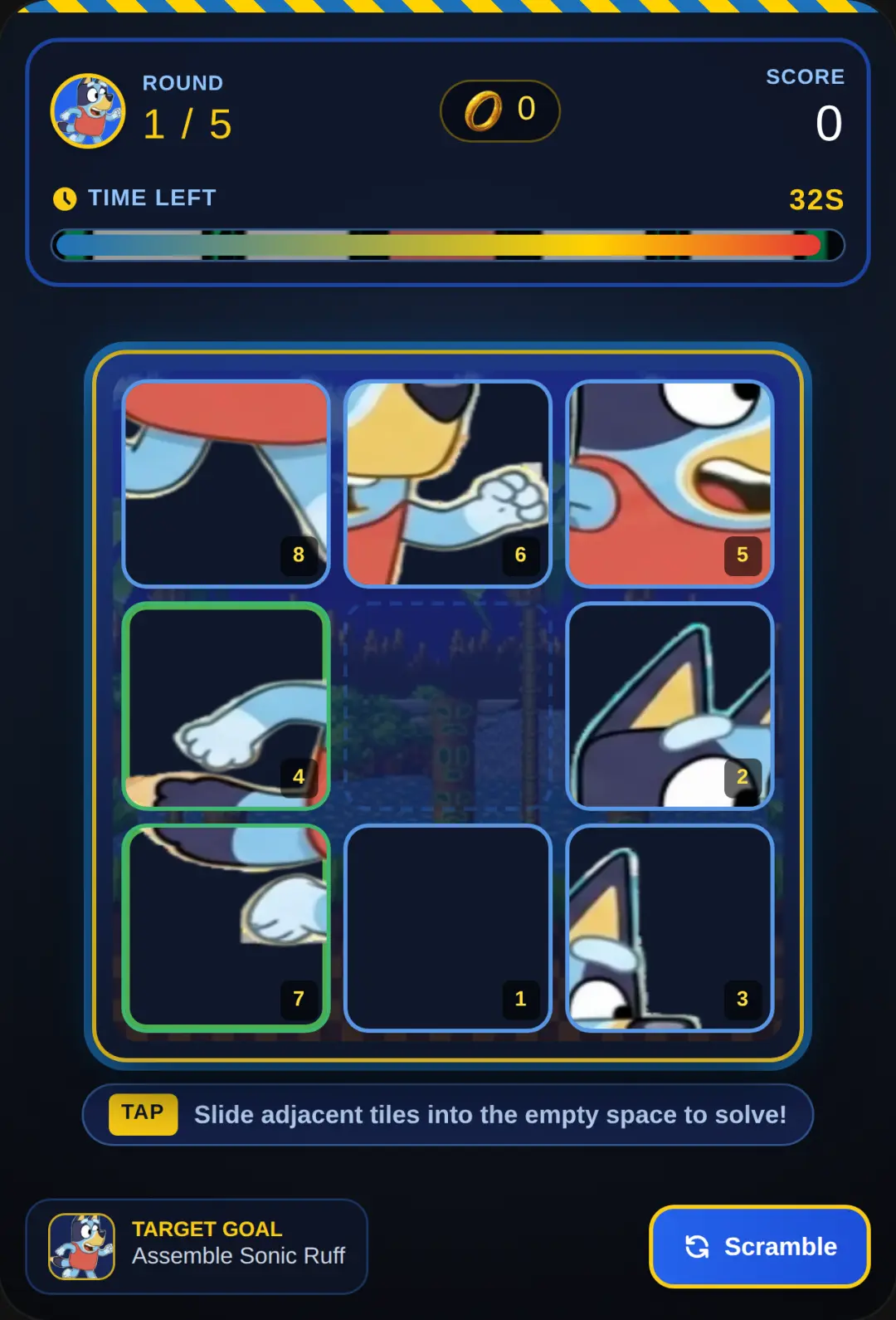 Sonic the Ruff Puzzle cover