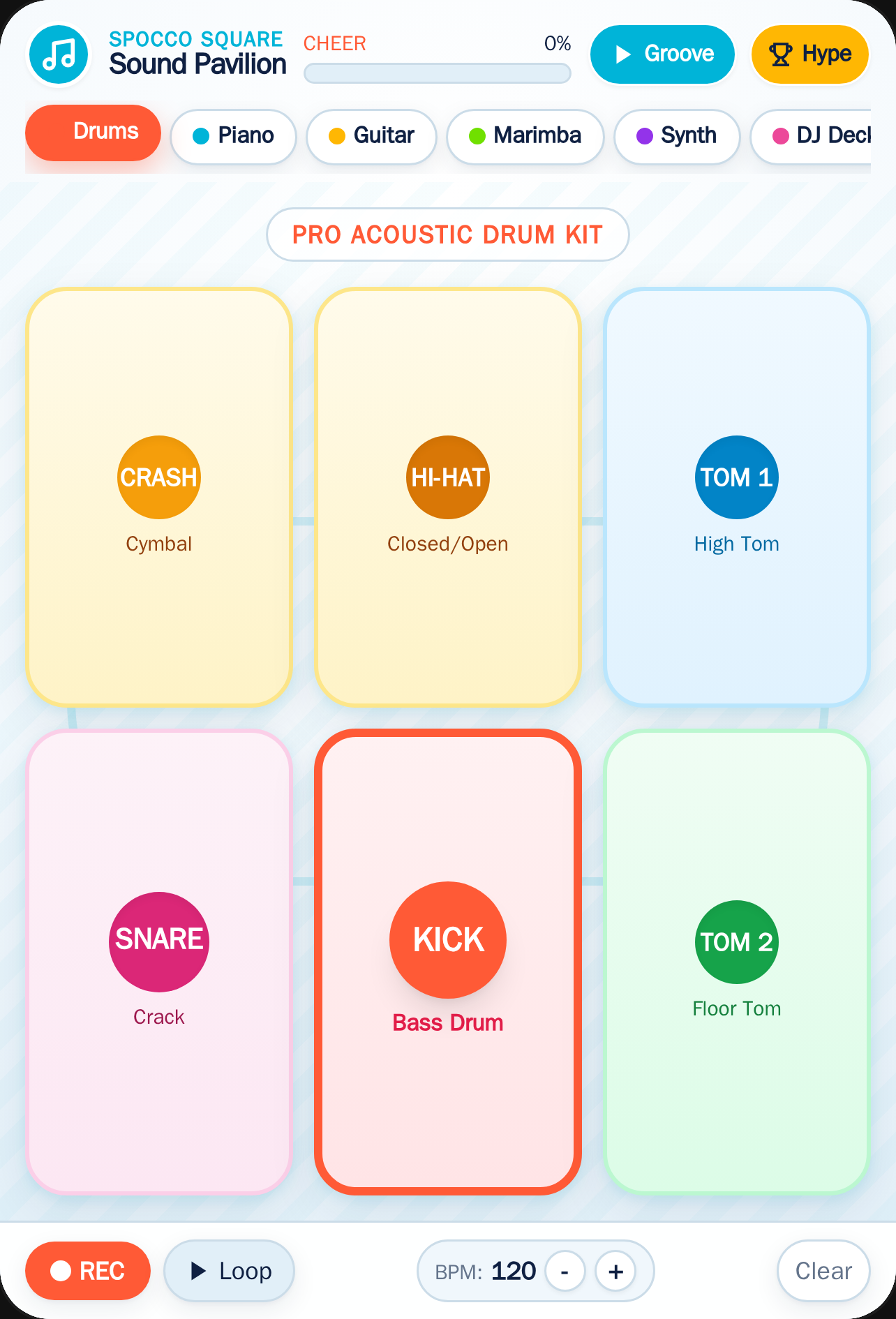 Spocco Square: Music Instruments cover