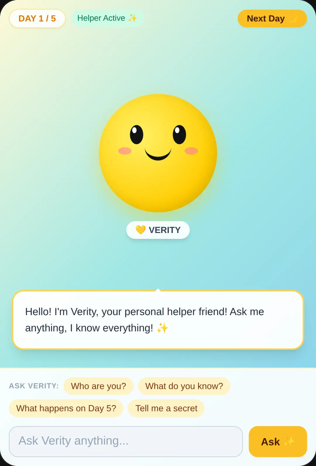 Verity: Your Helper Friend it's horror cover