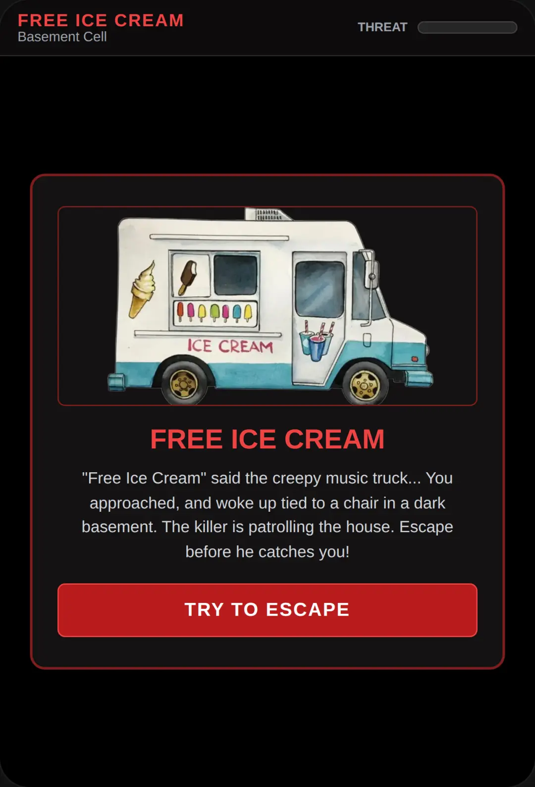 Free Ice Cream - Horror Escape cover