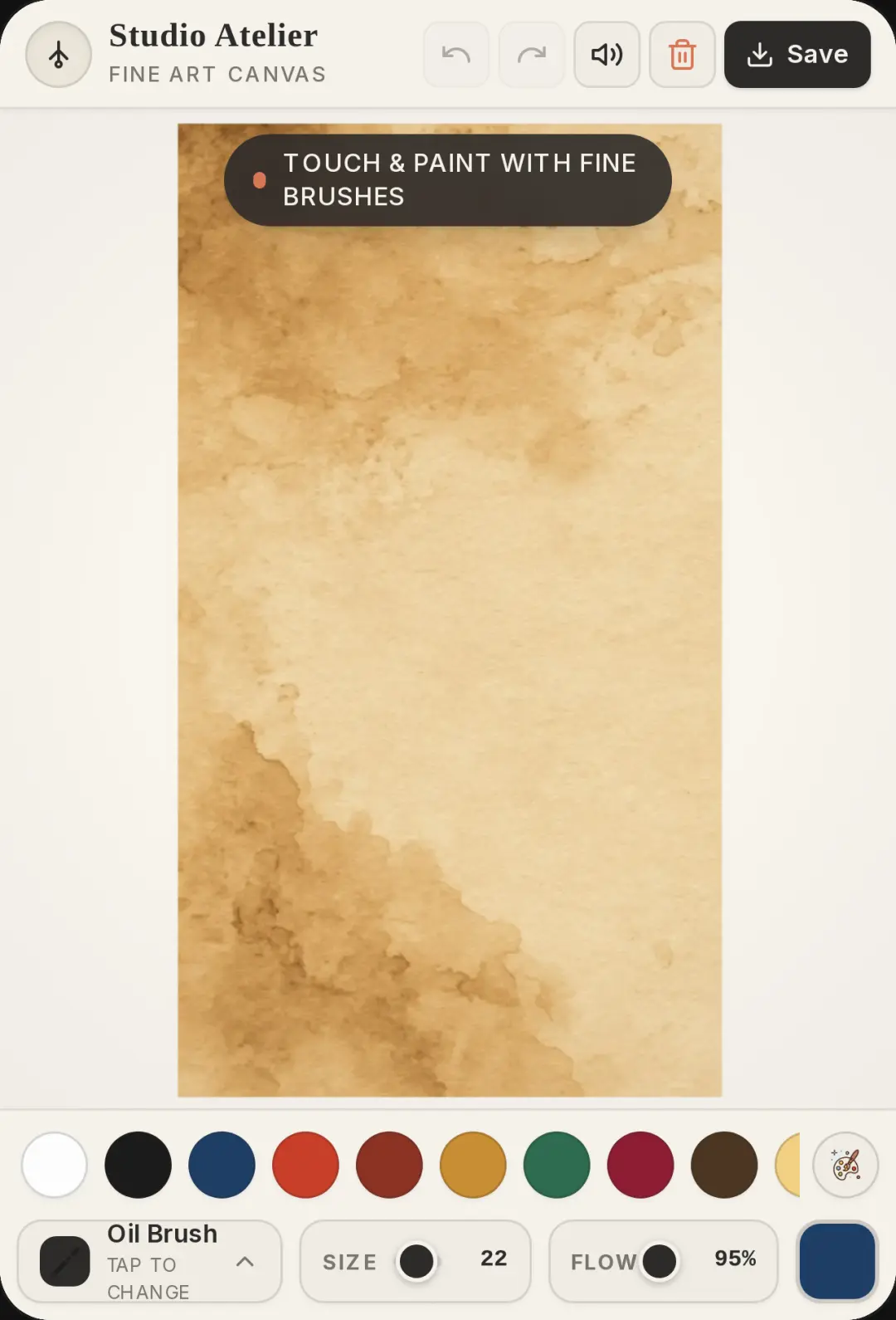 Studio Atelier — Fine Art Canvas cover