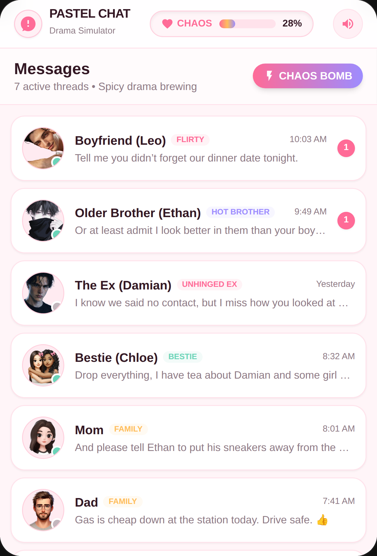 Pastel Chat Simulator cover
