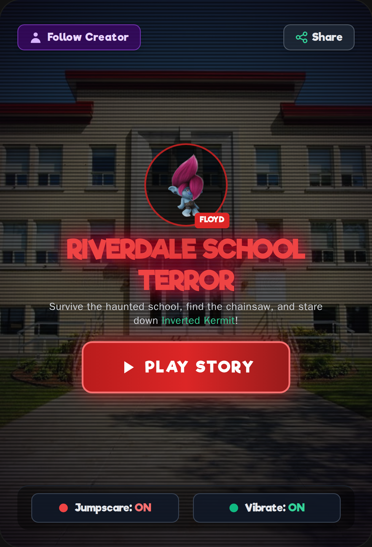 Riverdale School Terror cover