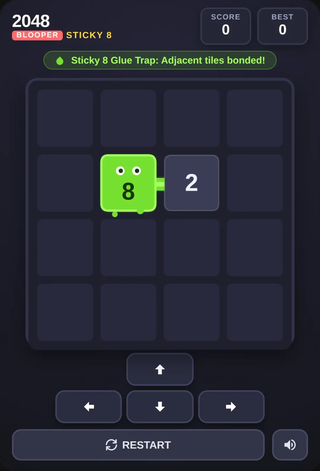2048 Bloopers: Sticky 8 cover