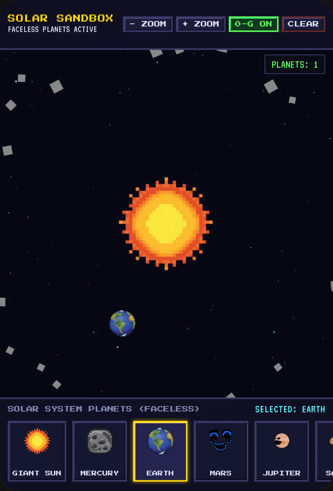 Pixel Space Sandbox - Faceless Edition cover
