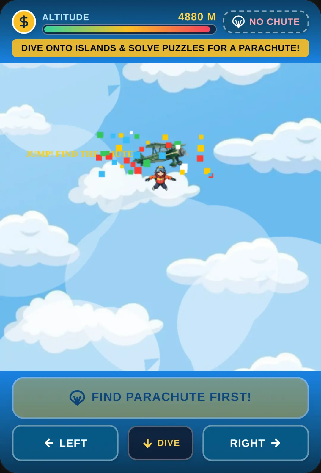 SKYDIVING: FIND THE PARACHUTE! cover