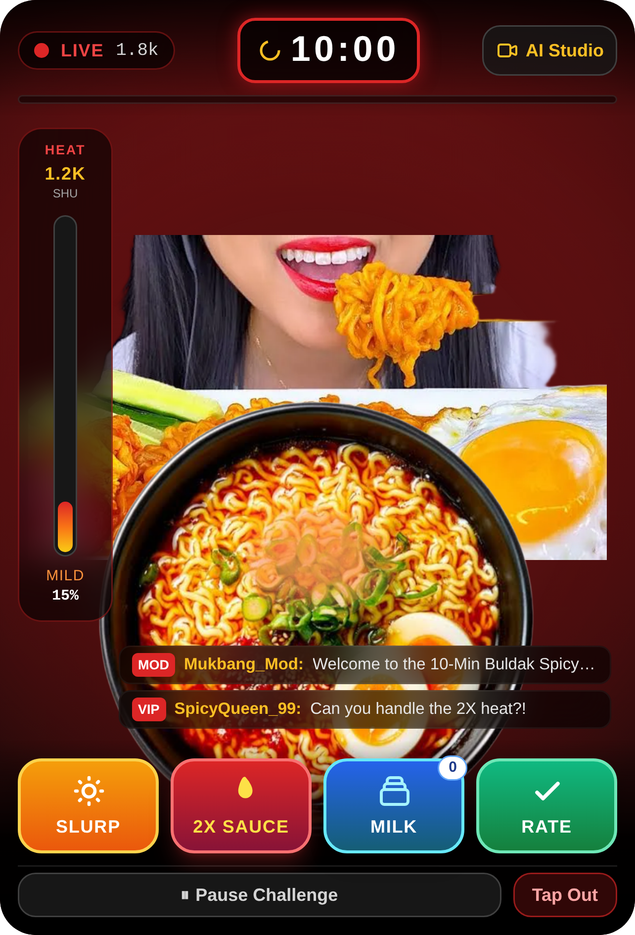 Buldak 10-Min Spicy Challenge Studio cover