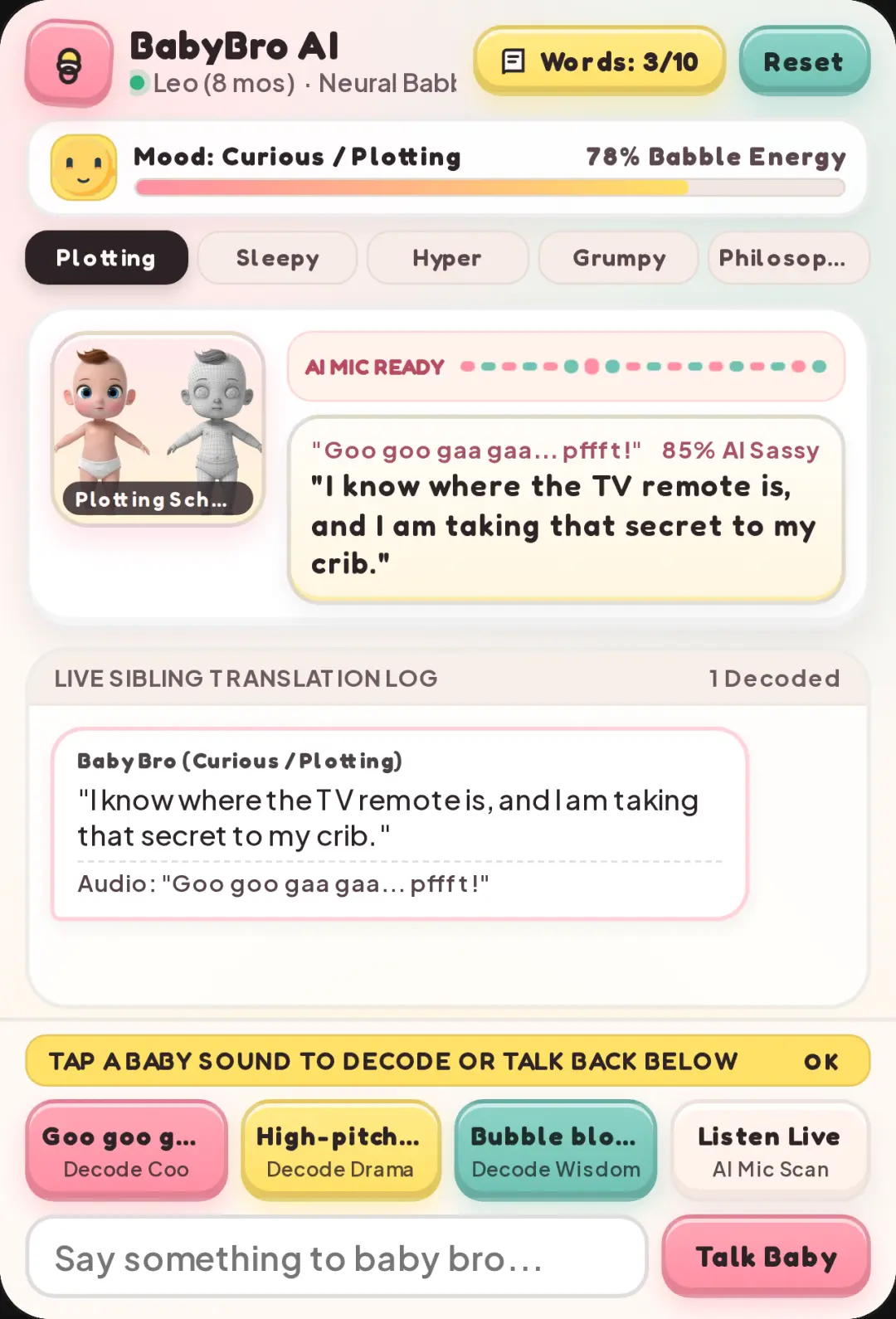 BabyBro AI Translator cover