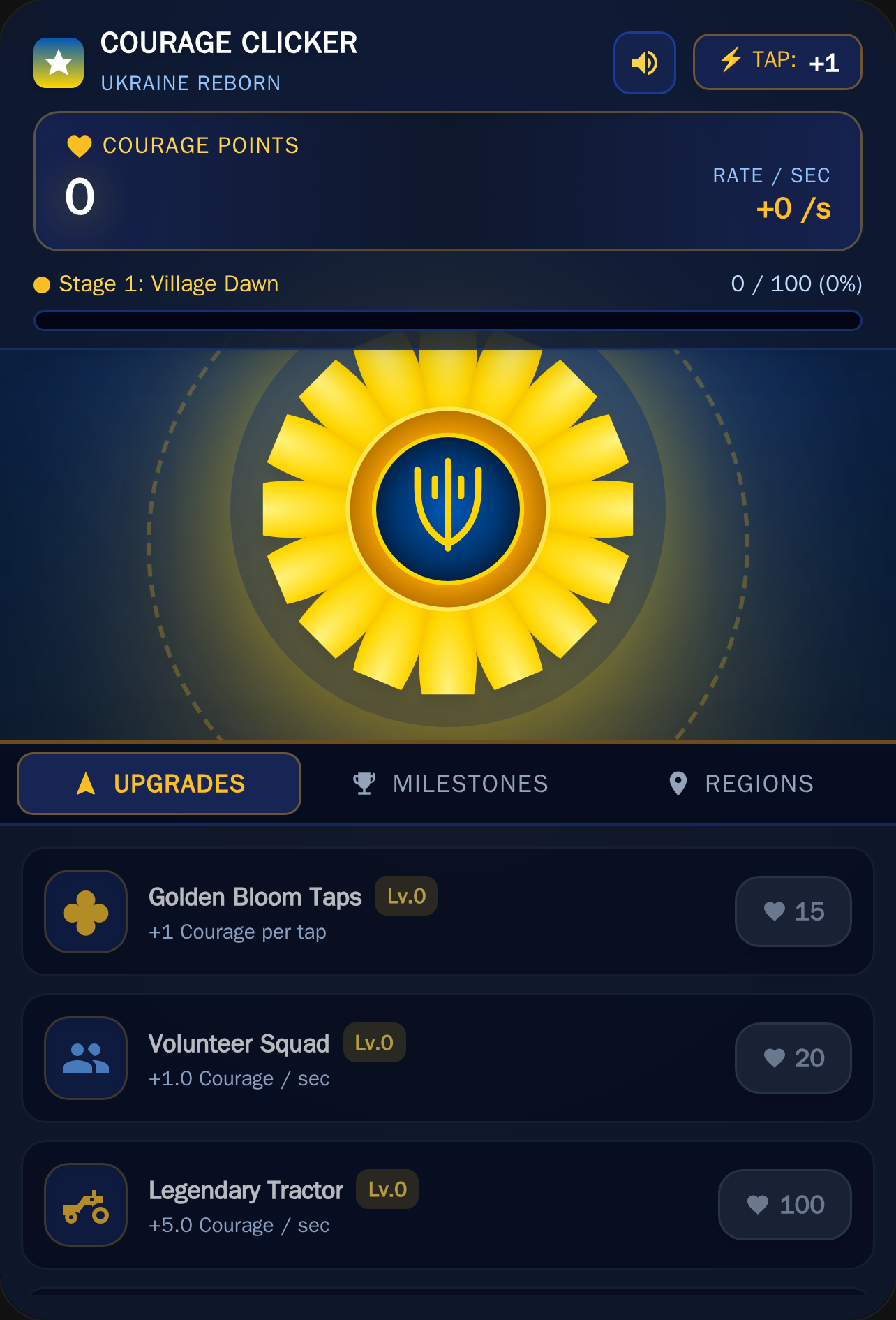 Courage Clicker: Ukraine Reborn cover