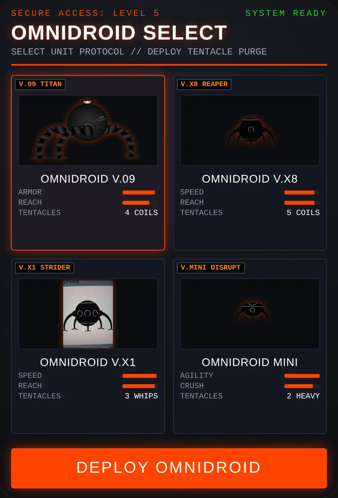 OMNIDROID: PROTOCOL OMEGA cover