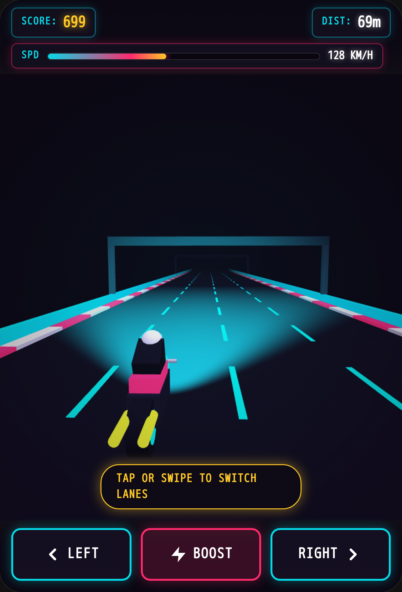 3D Neon Bike Racer cover