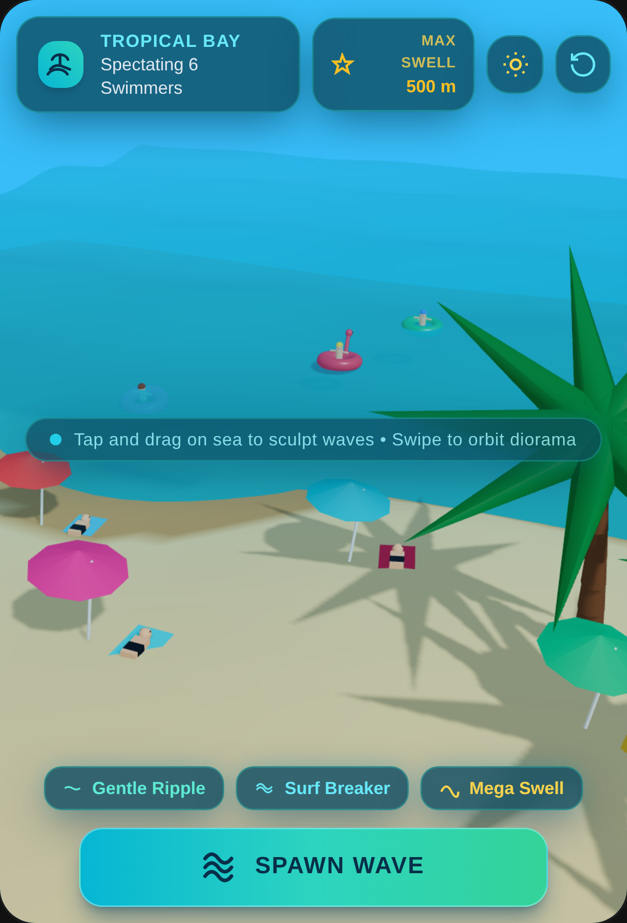 Tropical Beach Wave Diorama cover