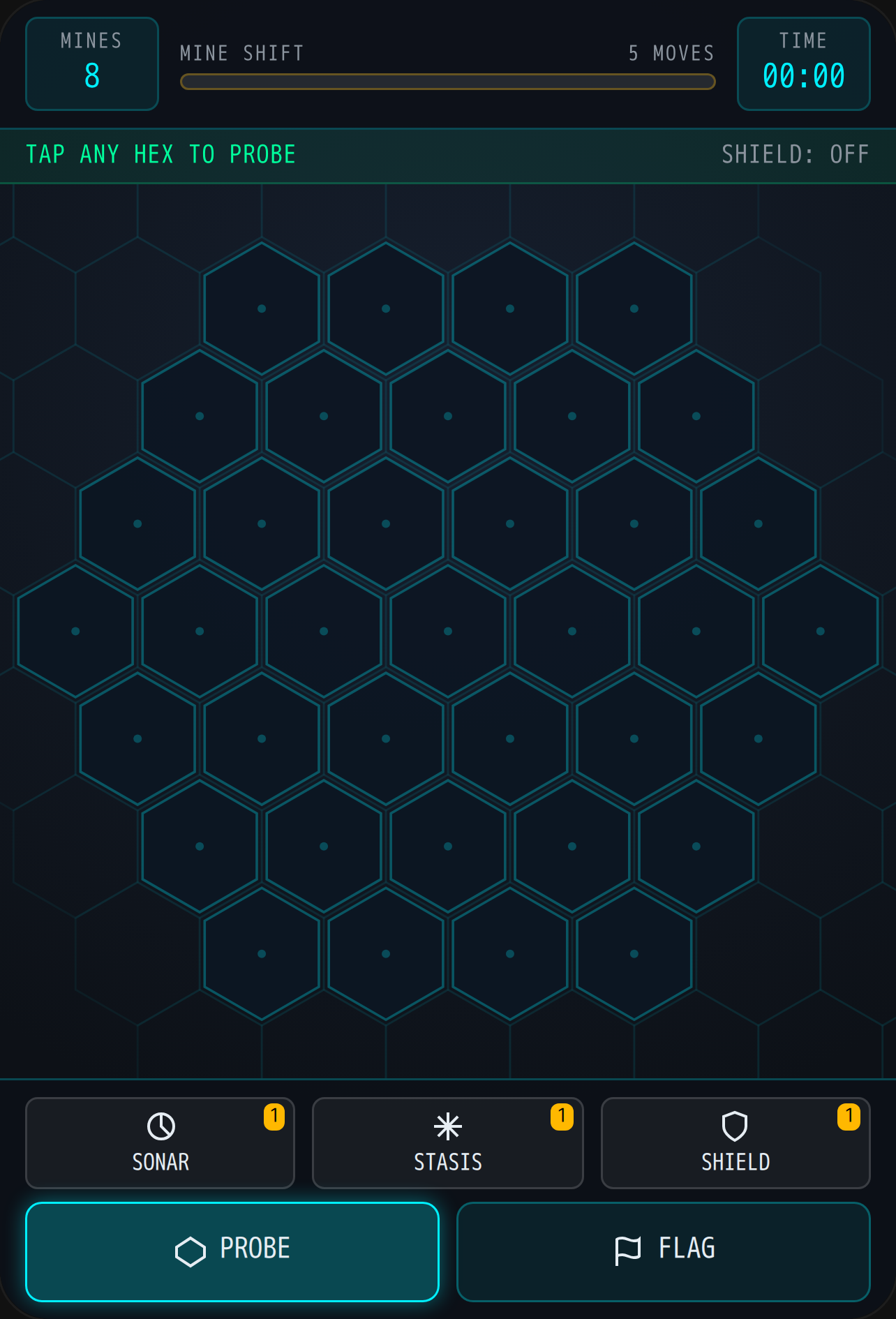 Hexagon Minesweeper cover