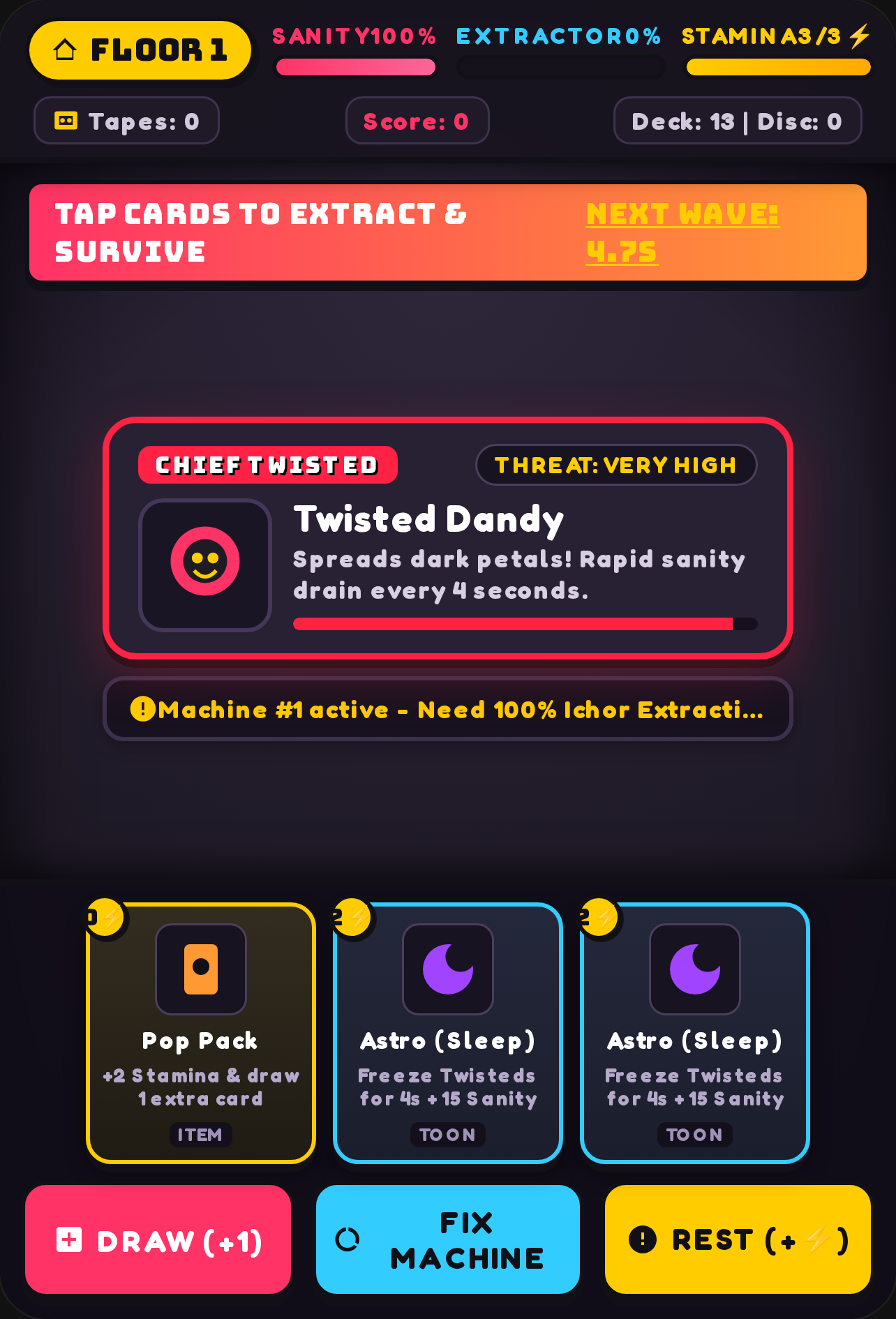 Dandy's World: Chaos Cards cover