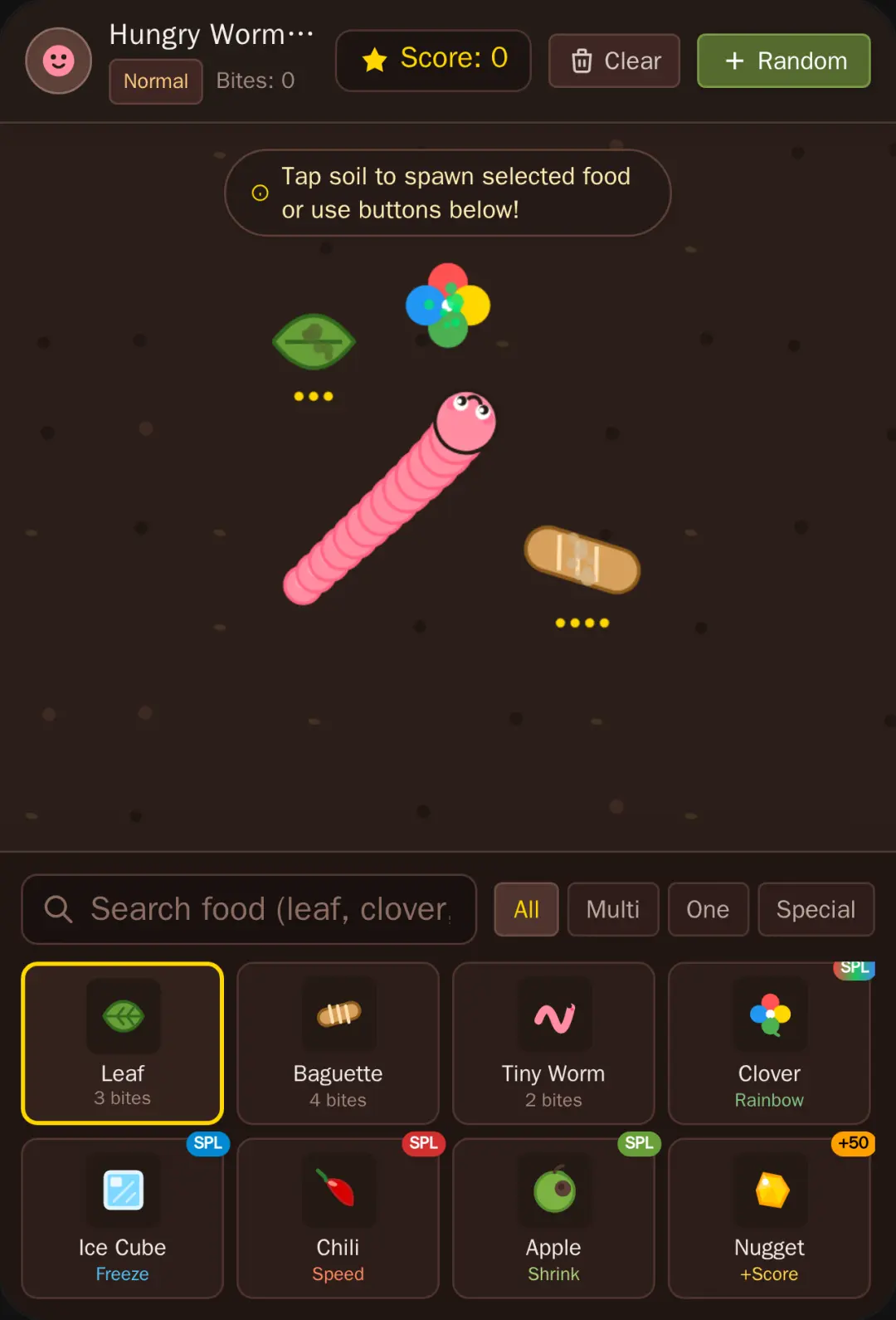 Hungry Worm Sandbox cover