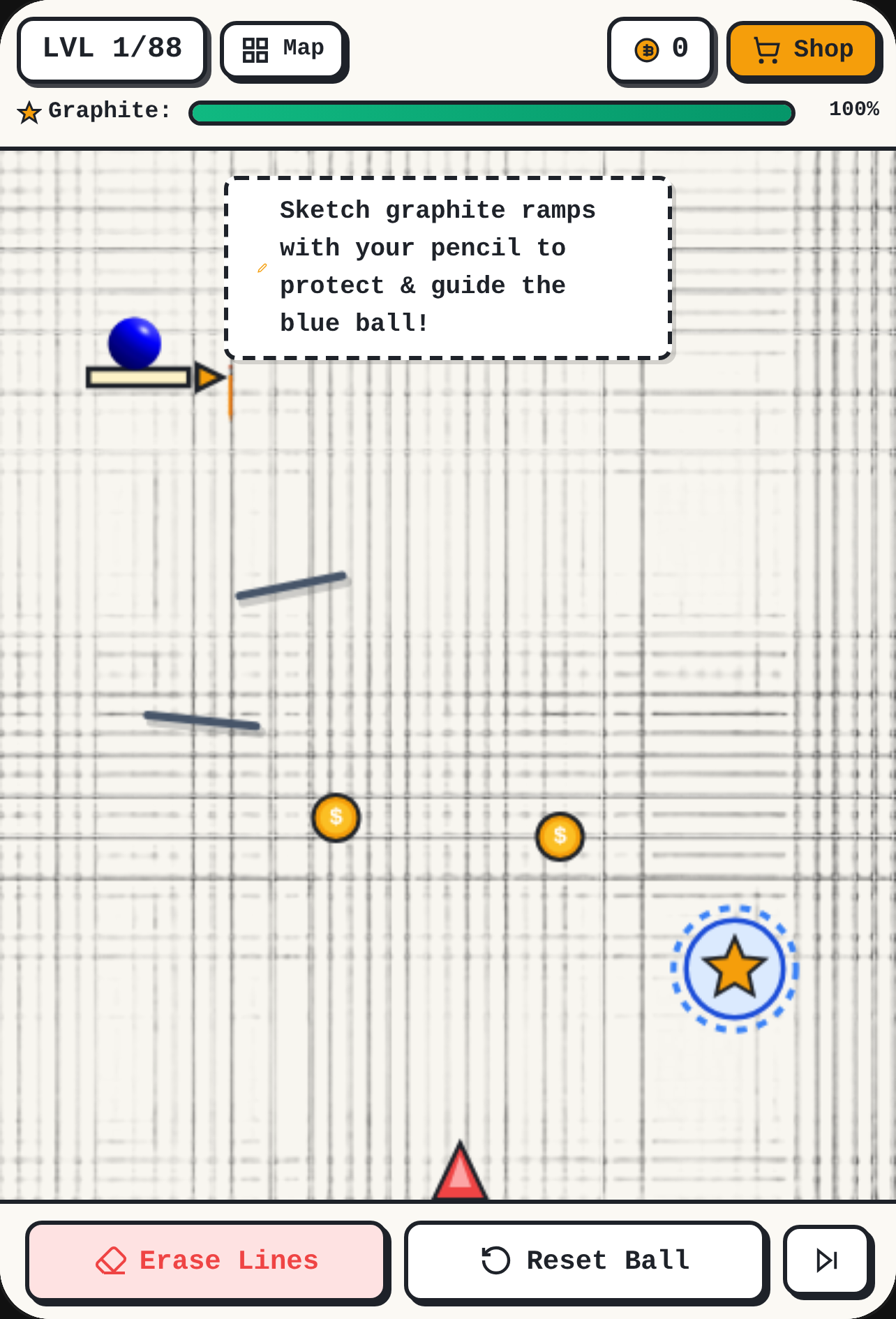 Pencil & Ball - 88 Levels cover