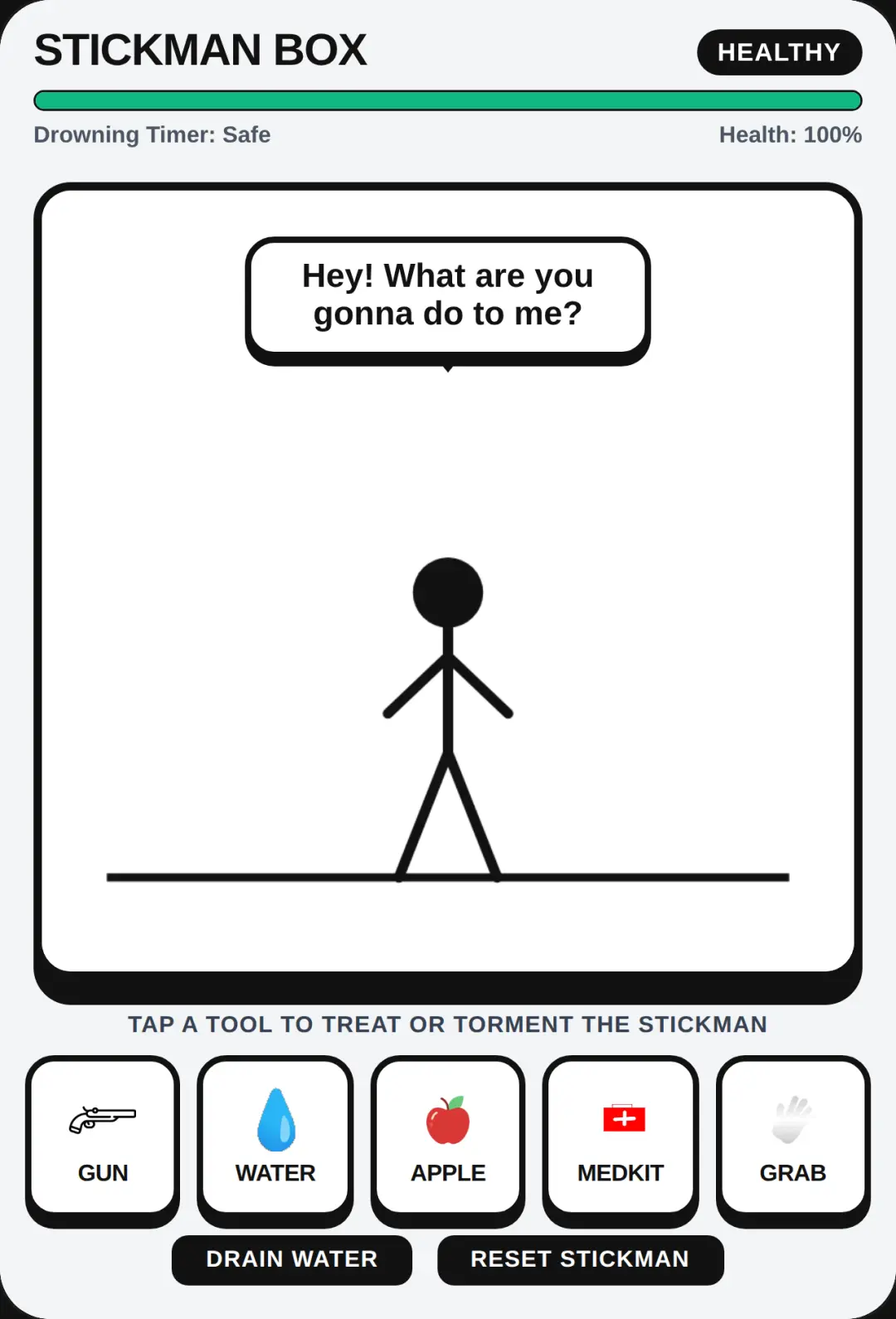 Stickman Treatment Box #