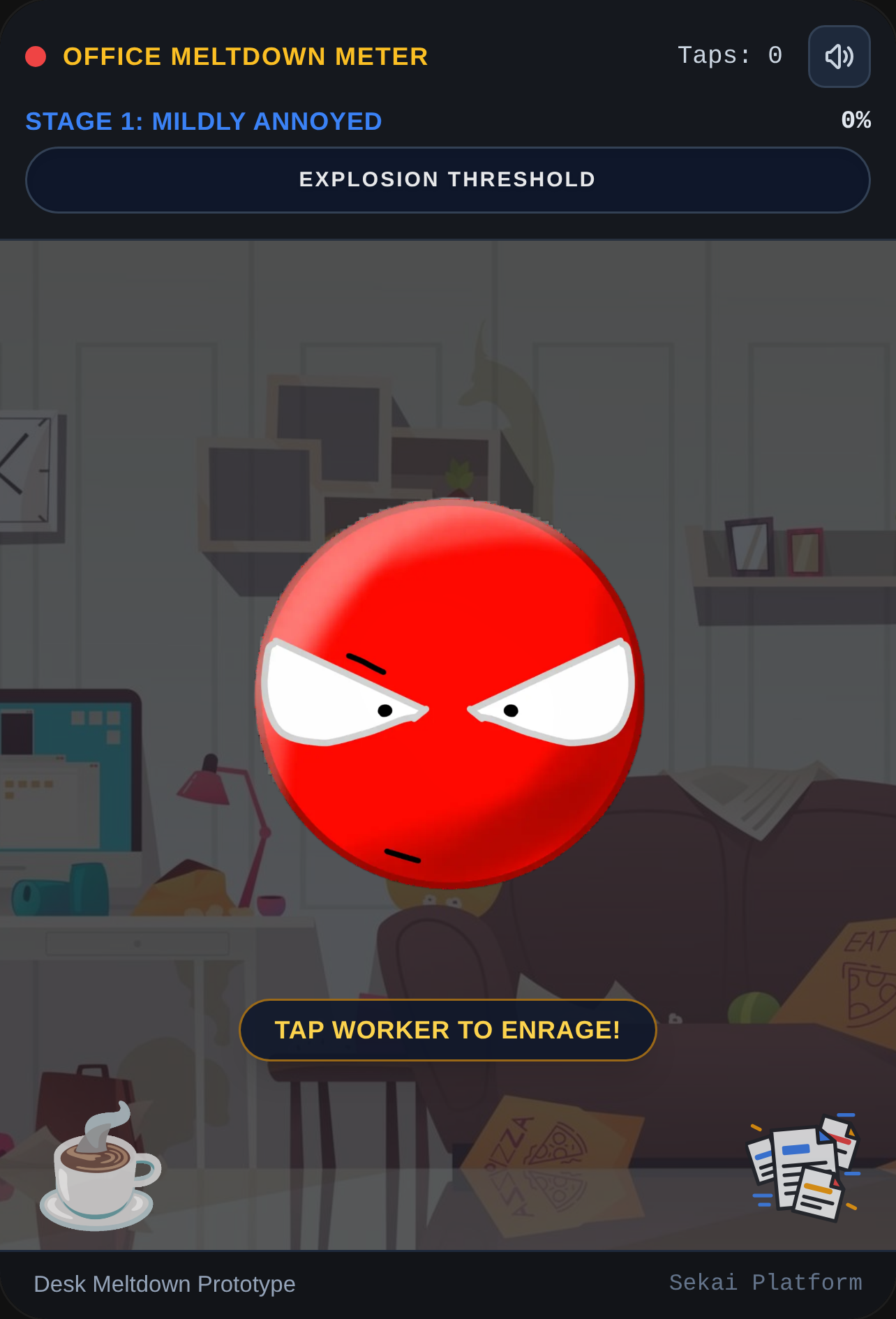 Office Meltdown - Tap to Rage cover