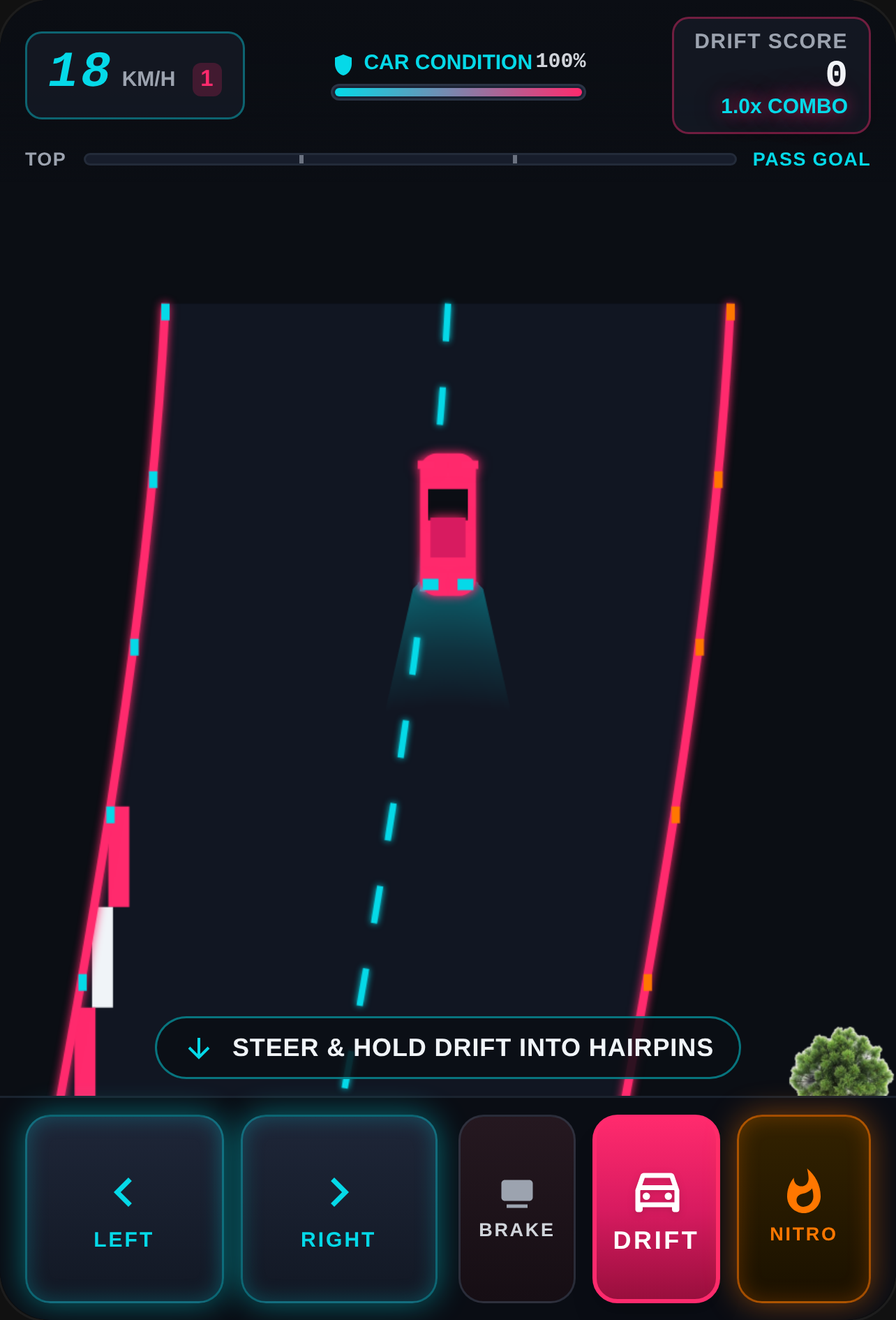 TOUGE DRIFT RUNNER Can you finish the game without using brake? cover