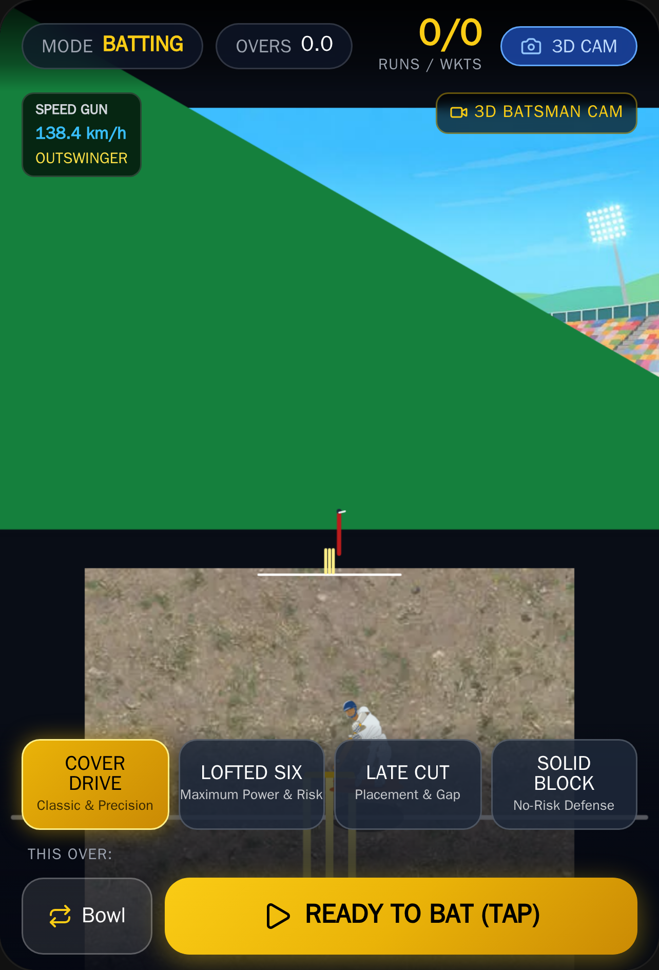 3D Real Cricket: Bat & Bowl Championship cover