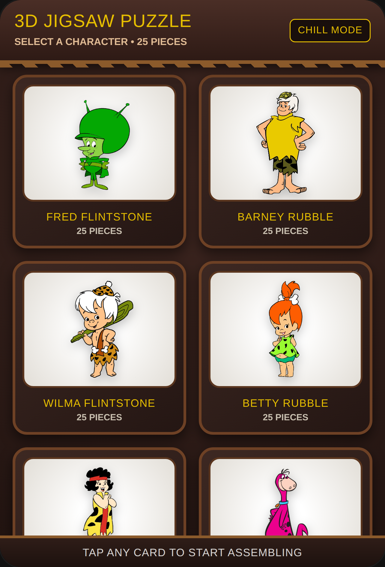 Flintstones 3D Jigsaw cover