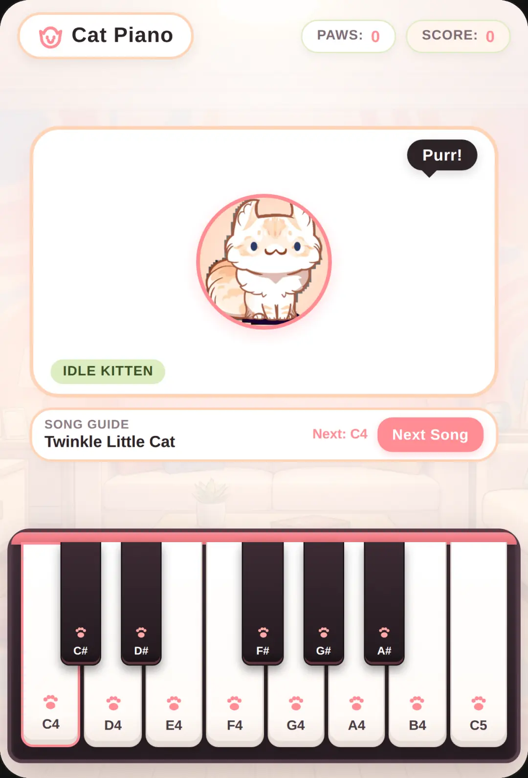 Cat Piano cover