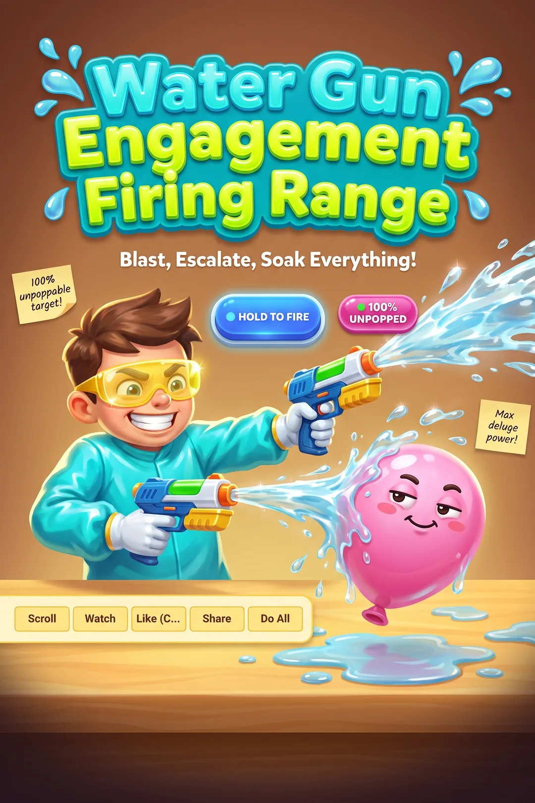 Water Gun Engagement Firing Range