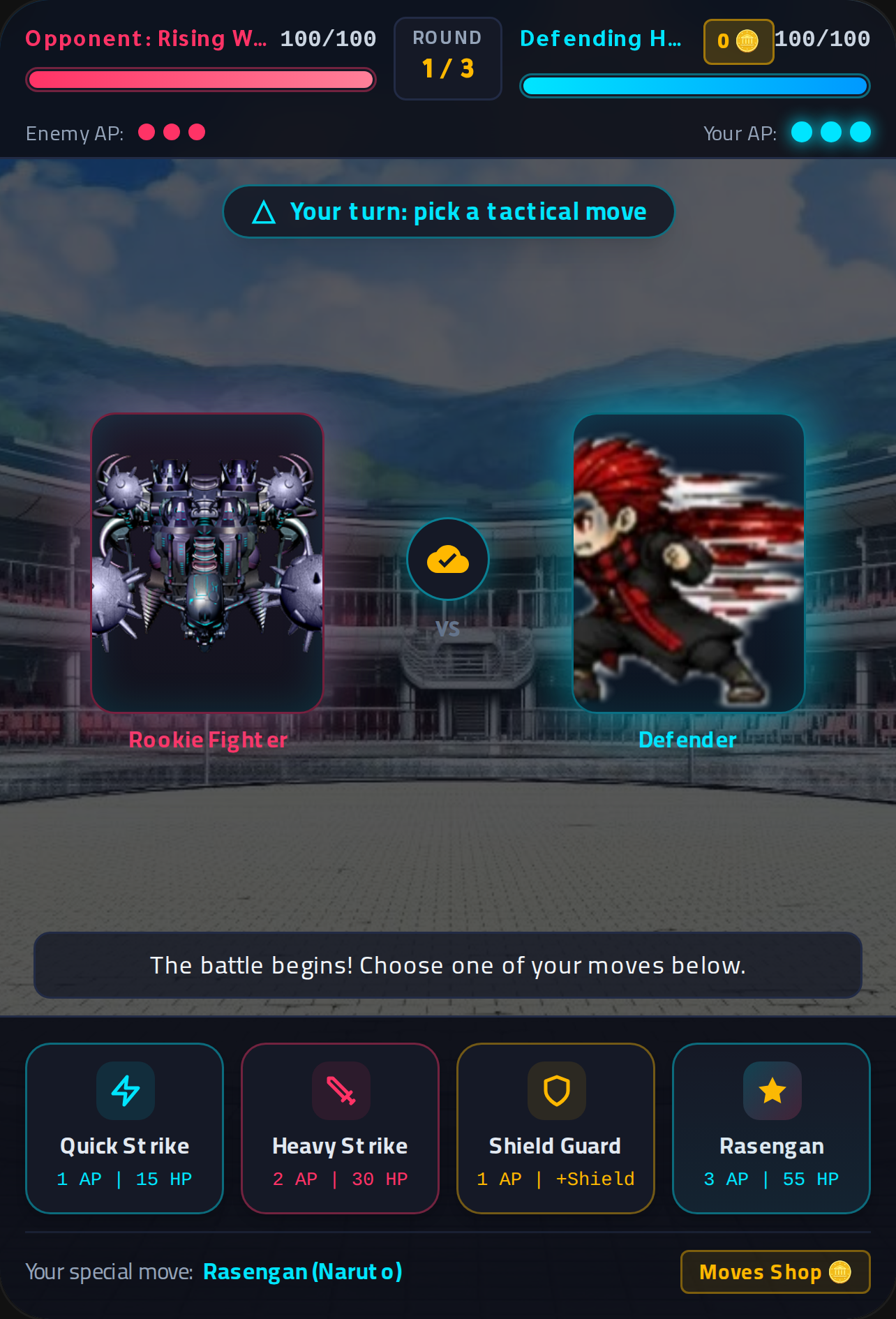 Tactical Battle Arena a lot of bugs so uhh cover