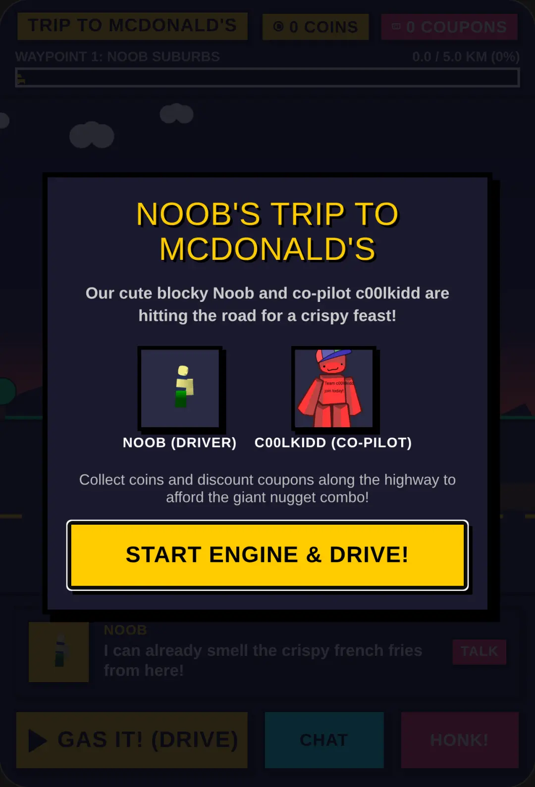 Noob Road Trip to McDonald's cover