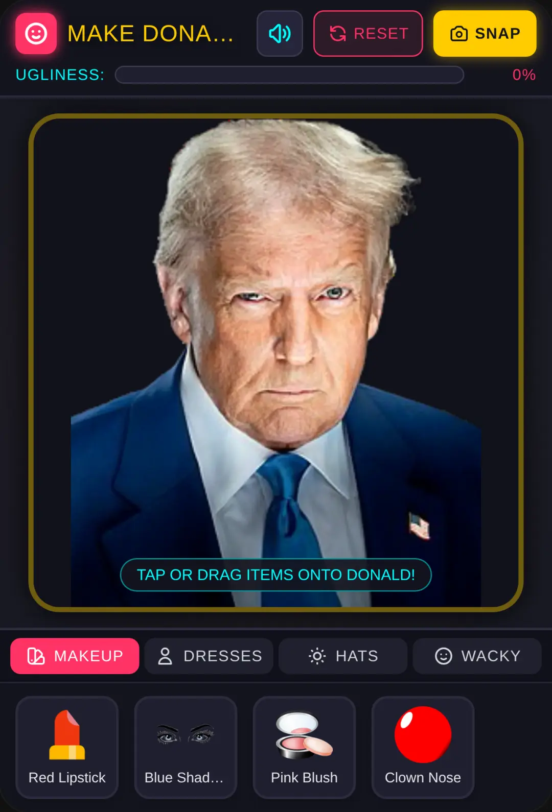 Make him look like a clown☺️ cover