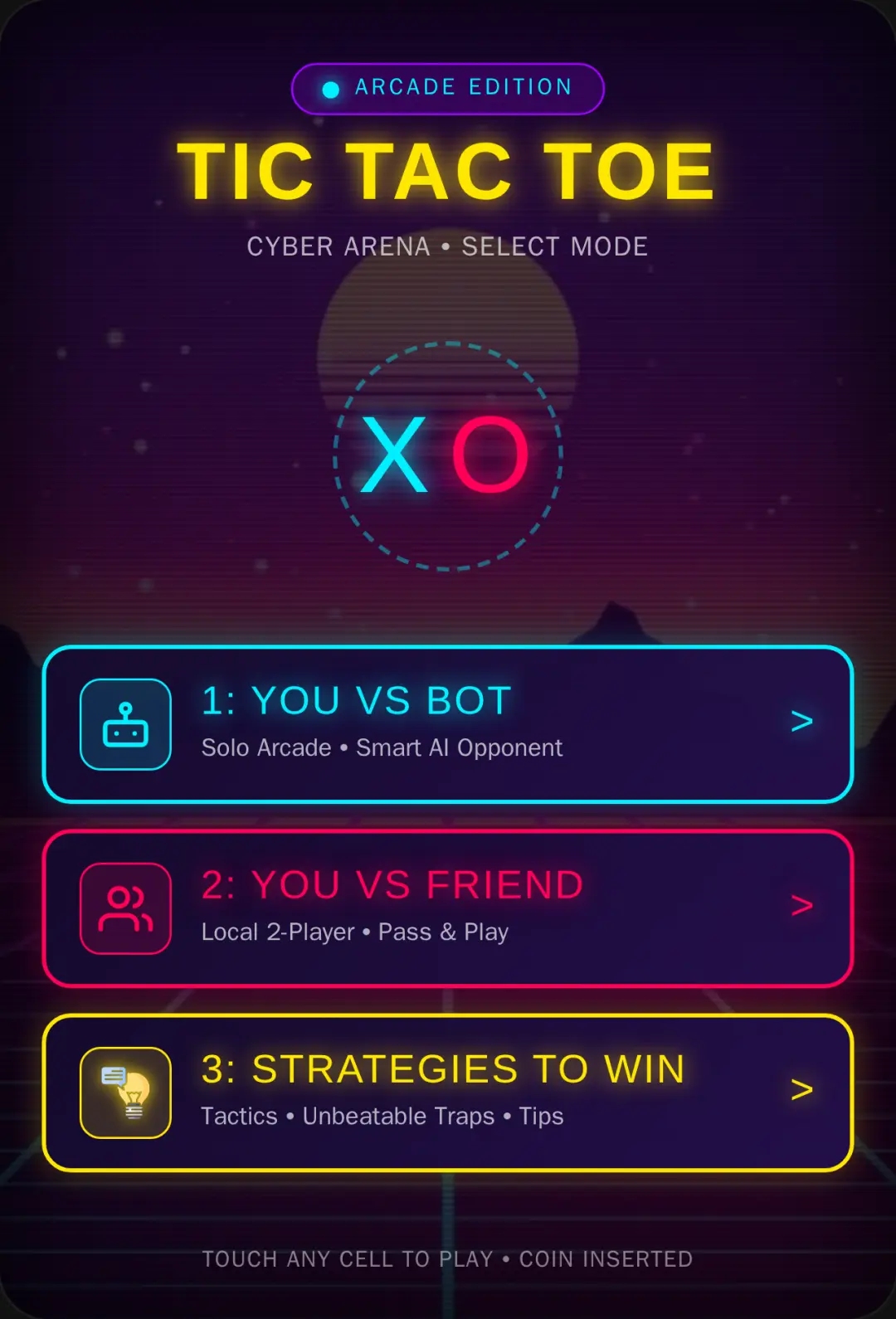 Arcade Tic Tac Toe cover