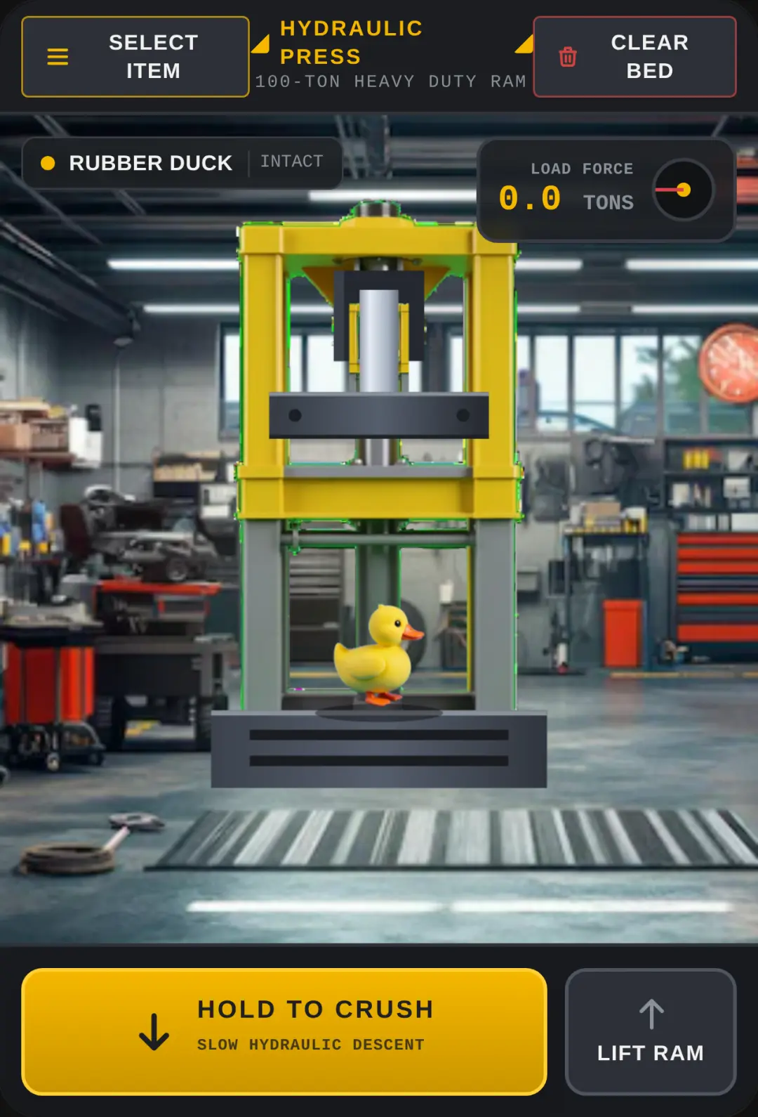 100T Hydraulic Press Simulator cover