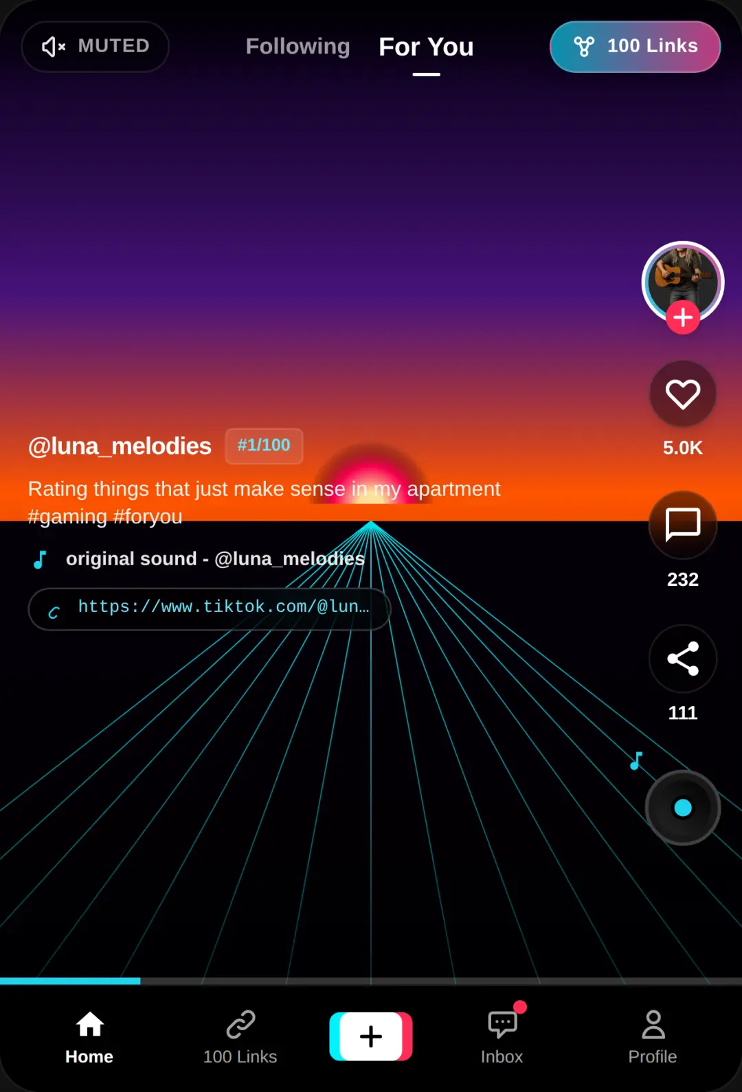 TikTok Feed and 100 Links Graph cover