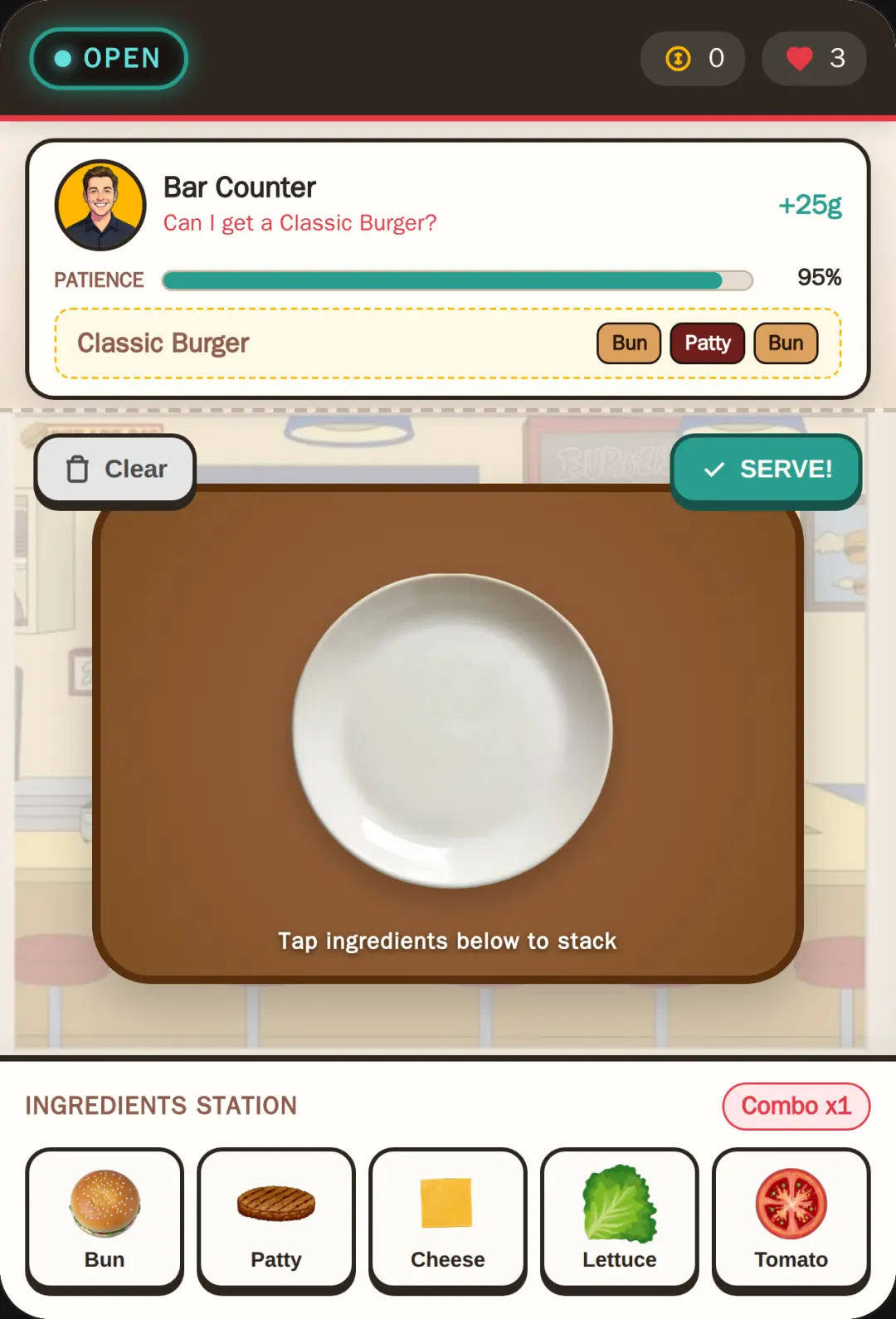 Diner Rush: Recipe & Orders cover