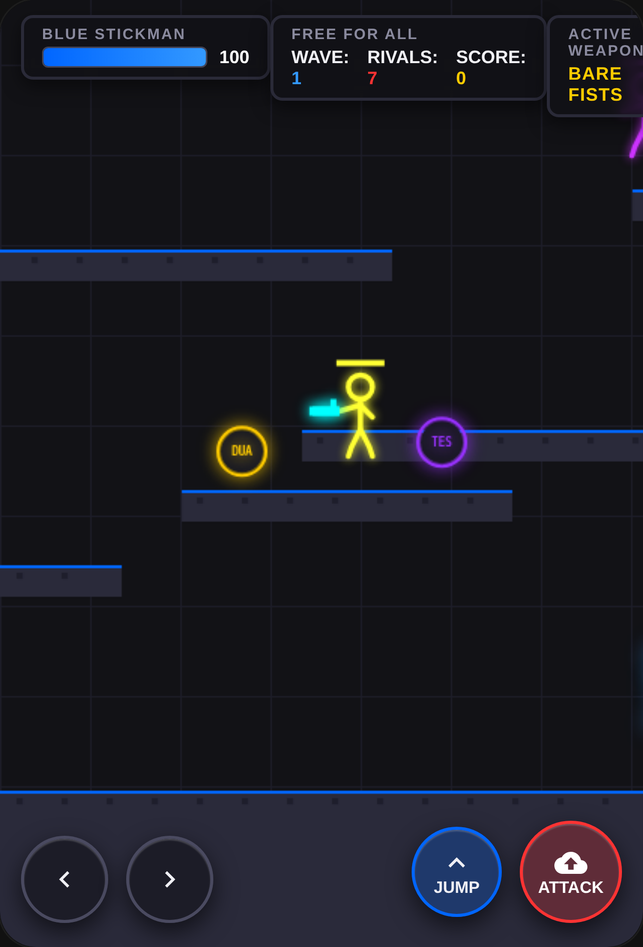Blue Stickman Arena: Weapon Mayhem cover