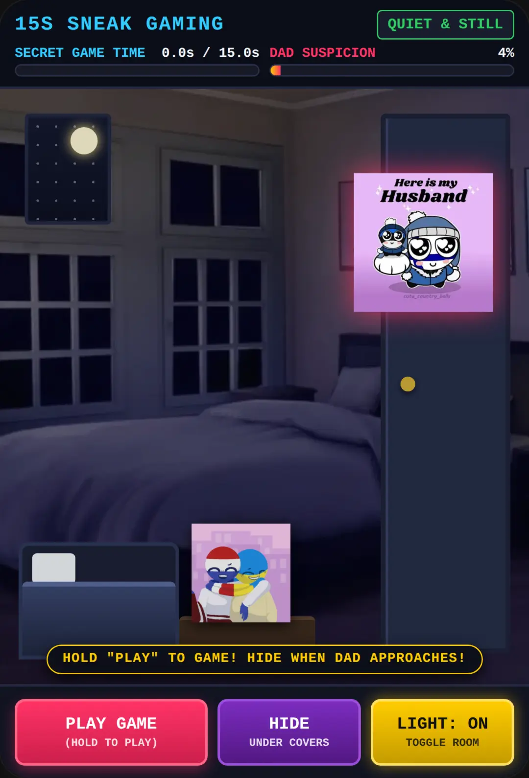 Late Night Gaming: Don't Wake Dad cover
