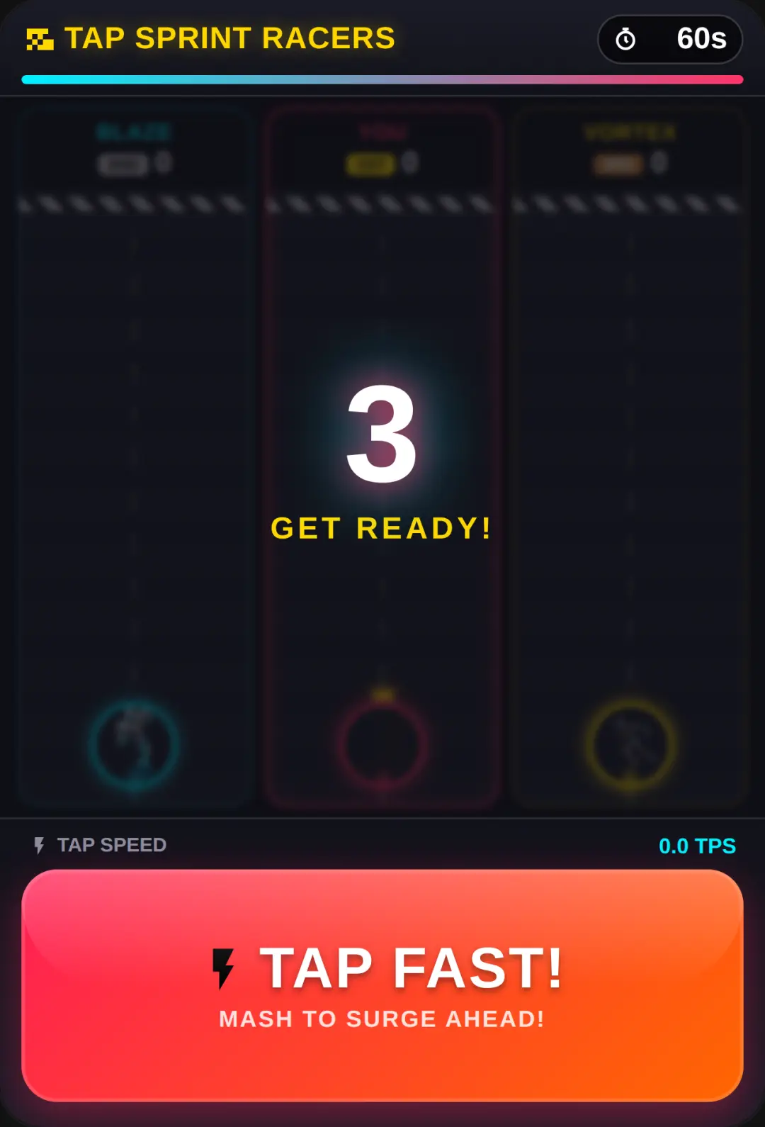 Tap Sprint Racers - Race Along your Way! Hope you have fun with this game! -GFCU cover