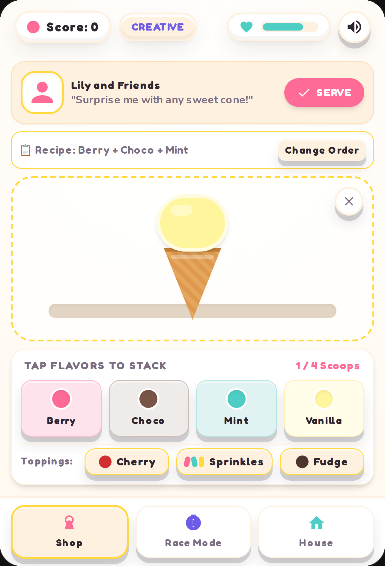 Dream Creamery /Ice Cream Rush cover