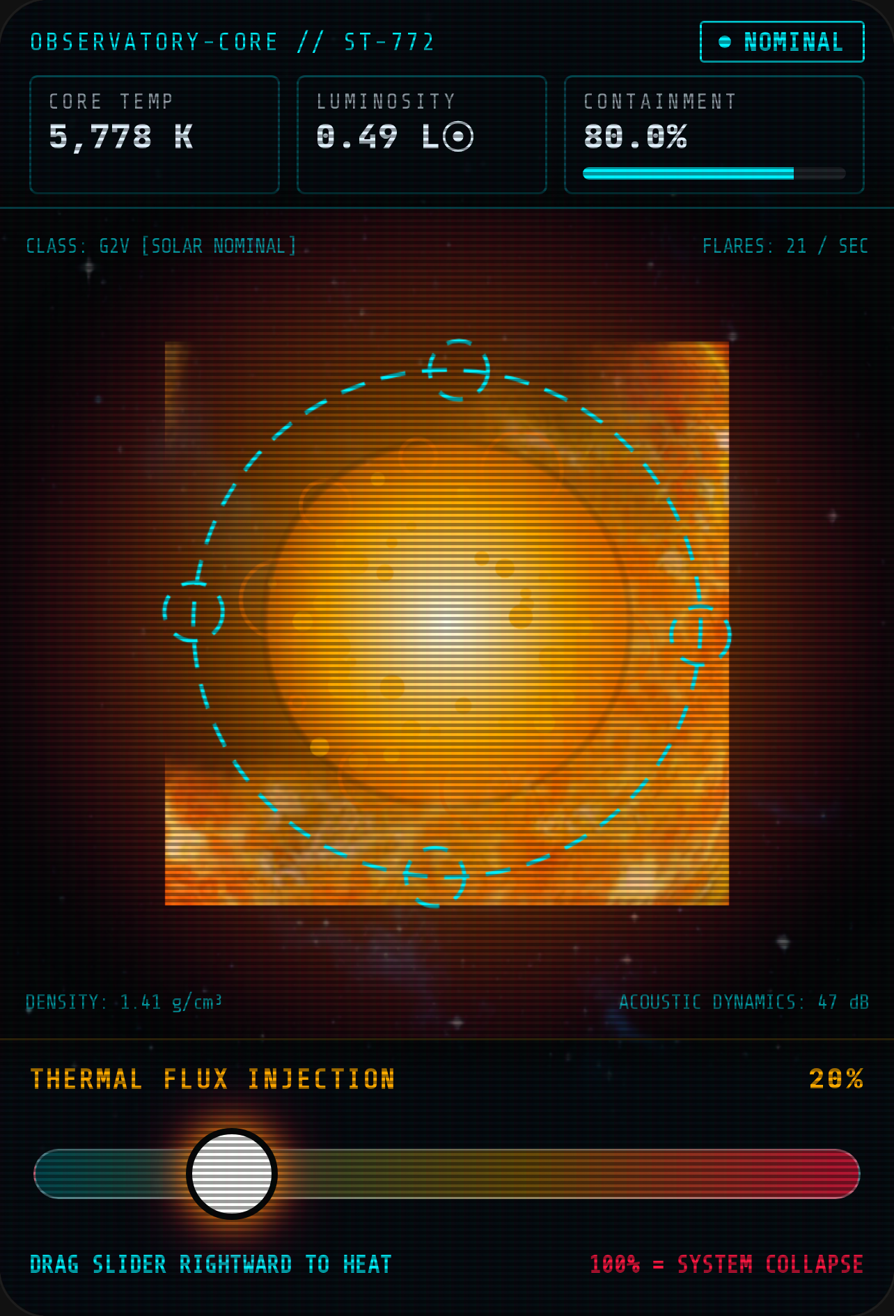 Stellar overheating cover