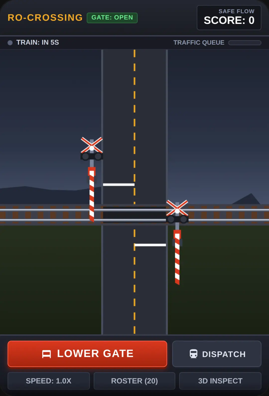 Ro-Scale Railroad Crossing Sandbox cover