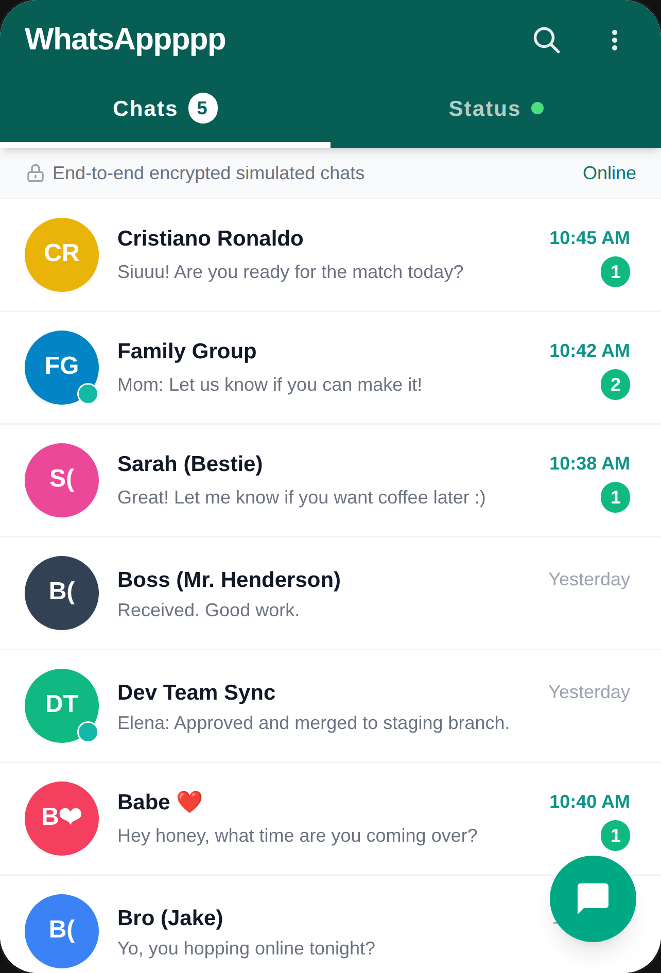 WhatsApp Web Simulator cover