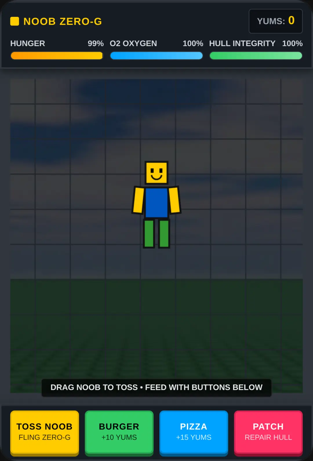 Roblox Noob Space Survival cover