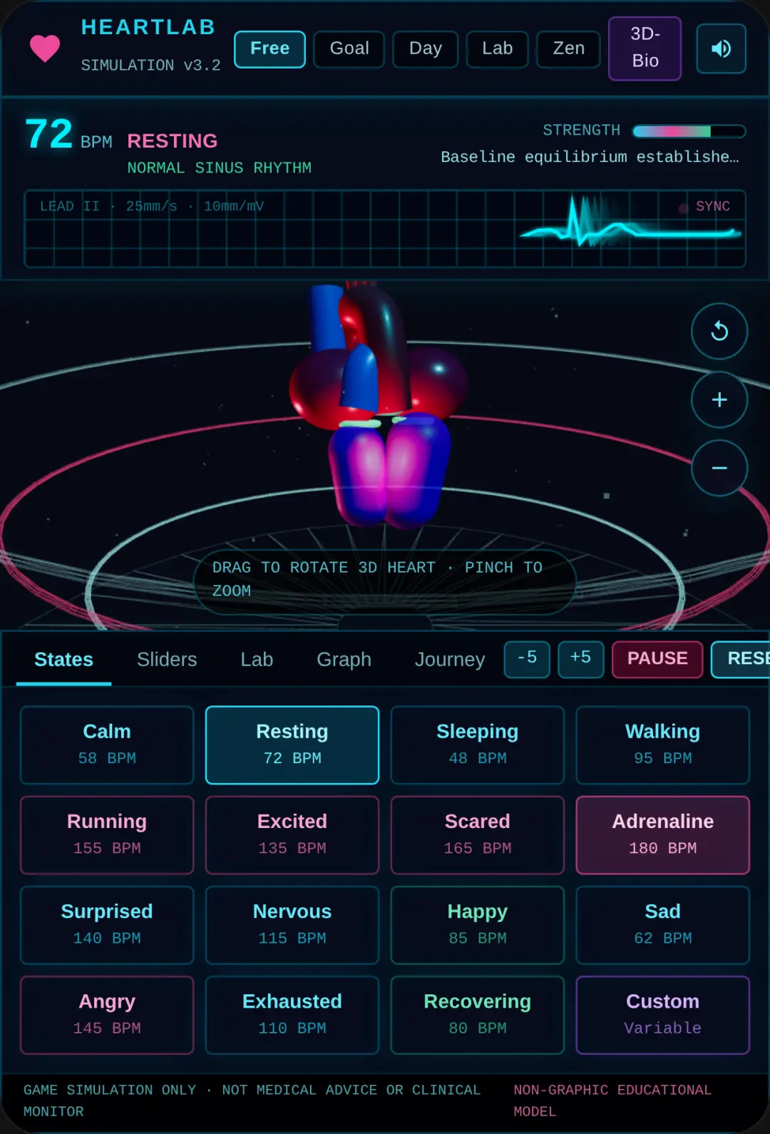 HeartLab — 3D Interactive Heart Simulation cover